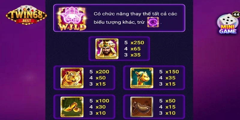 Nổ hũ Bảo Vật Ba Tư